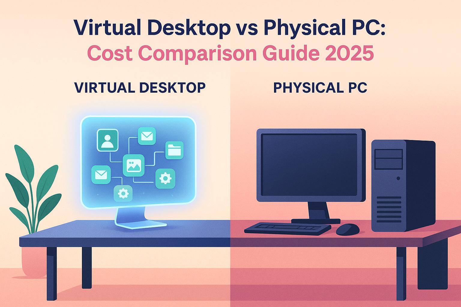 Virtual Desktop vs Physical PC: Cost Comparison Guide 2025