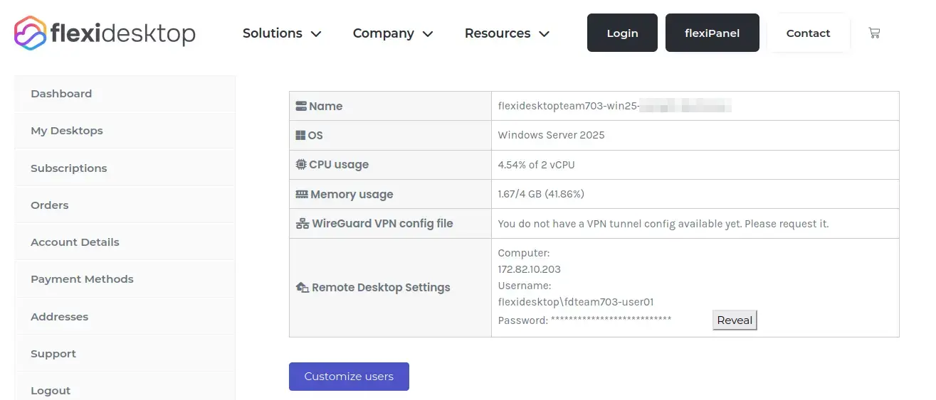 flexidesktop Virtual desktops made easy