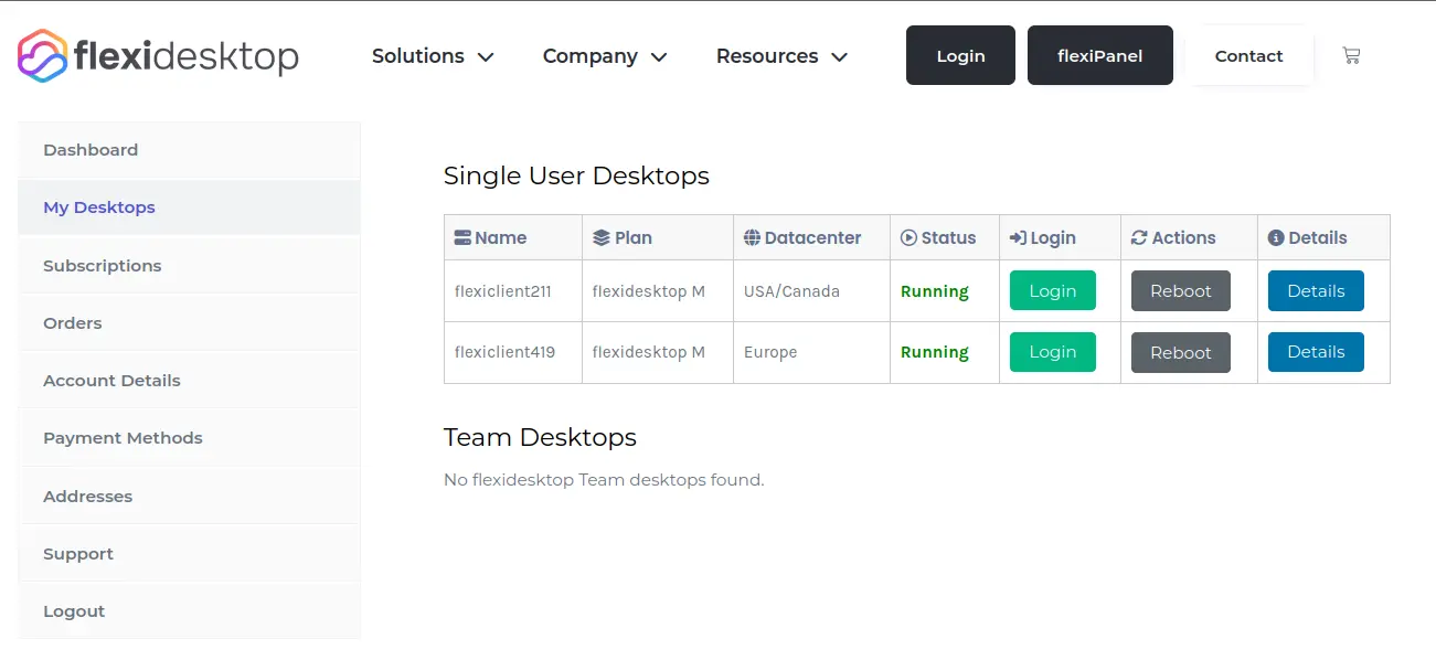 flexidesktop Virtual desktops made easy