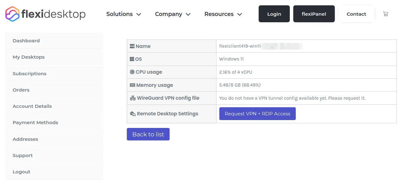 flexidesktop Virtual desktops made easy