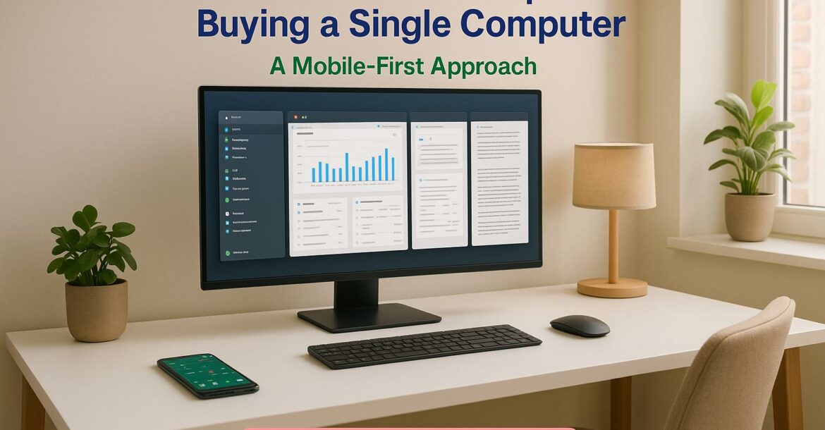 How to Launch a Startup Without Buying a Single Computer