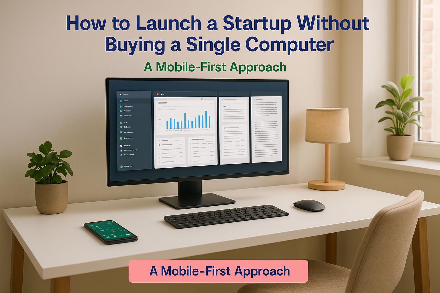 How to Launch a Startup Without Buying a Single Computer