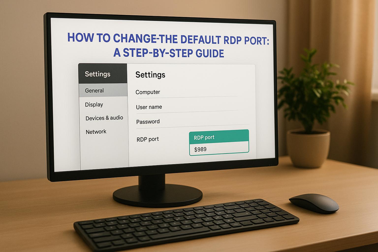 How to Change the Default RDP Port: A Step-by-Step Guide