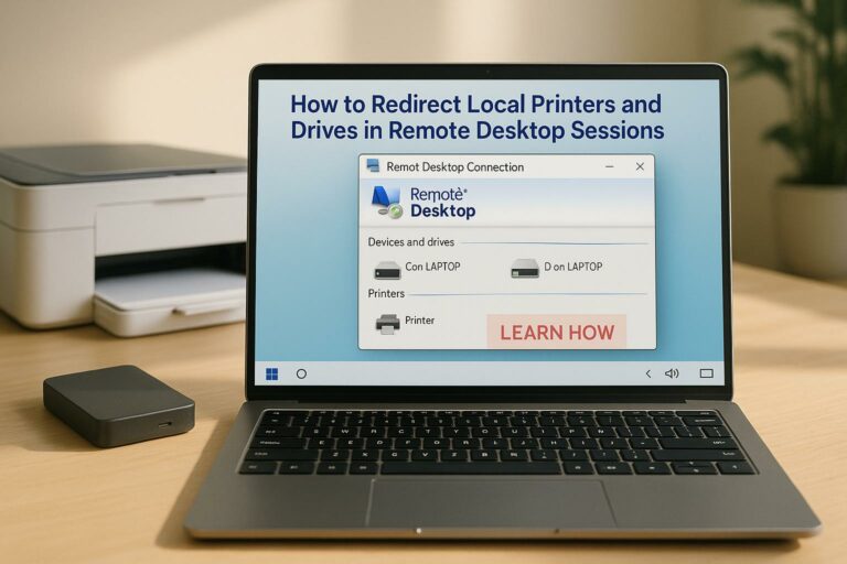 RDP Printer Redirection: Local Printers & Drives