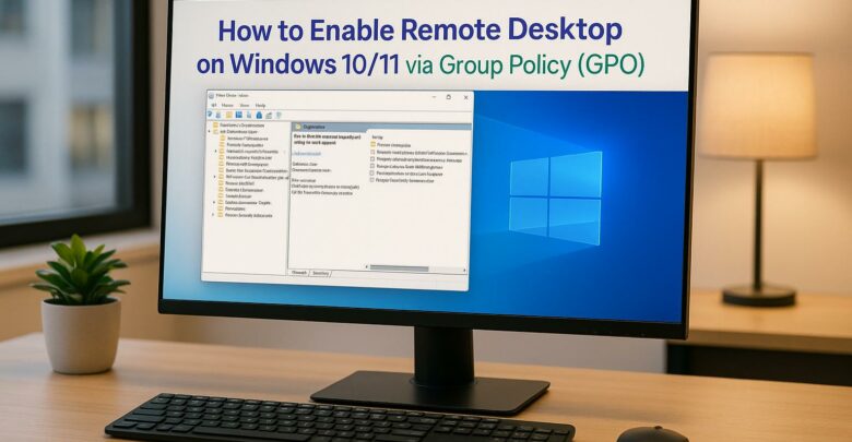 How to Enable Remote Desktop on Windows 10/11 via Group Policy (GPO)