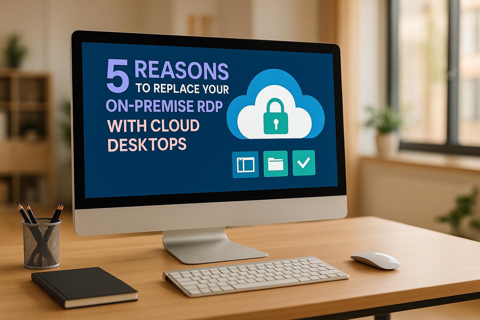 5 Reasons to Replace Your On-Premise RDP with Cloud Desktops